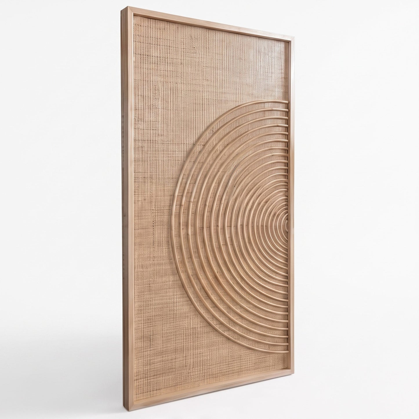 Handwoven Rattan Wall Panel 'Portico' - 39 x 24inch