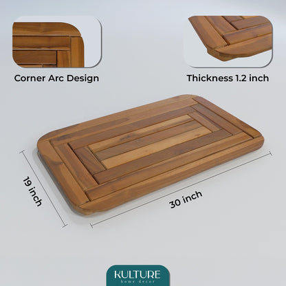 Teak Shower Mat [30x20 inches]