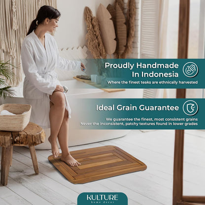 Teak Shower Mat [30x20 inches]