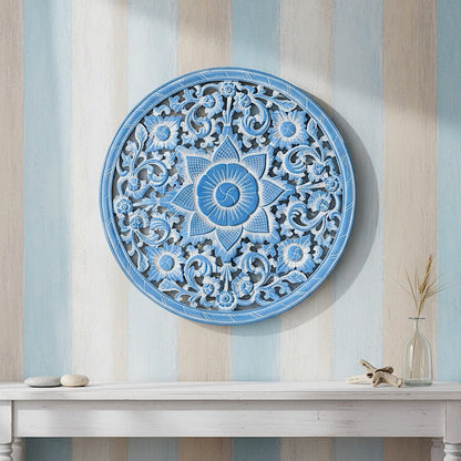 Carved Decorative Mandala "Air" - 31 Inches