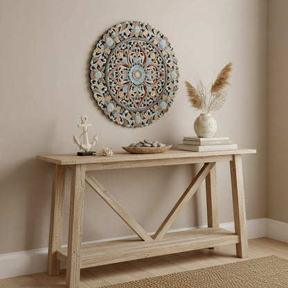 Carved Mandala Decorative Panel "Ayunina" - 40 Inches