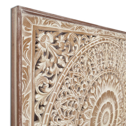 Carved Full Bed Headboard "Cendana"