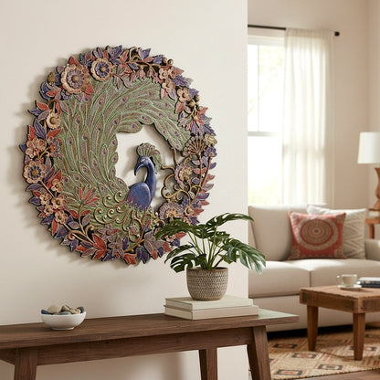 Carved Decorative Panel "Cendrawasih" - 40 Inches