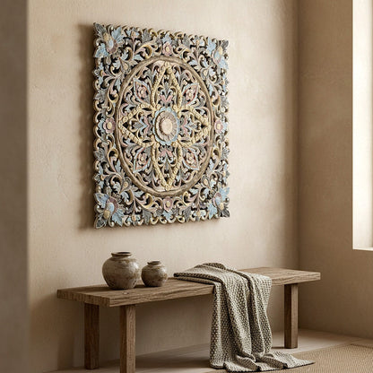 Carved Decorative Panel "Ceningan" - 40 Inches
