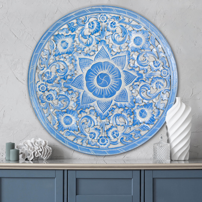 Carved Decorative Mandala "Air" - 31 Inches