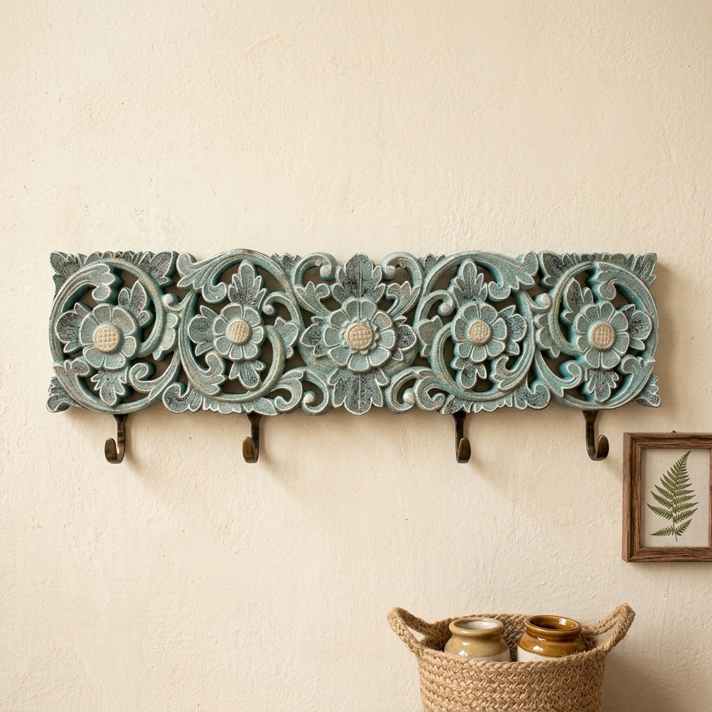 Brass Carved Hanger - Adsila