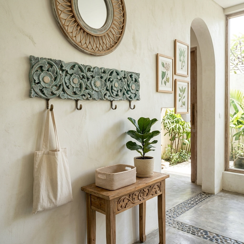 Brass Carved Hanger - Adsila