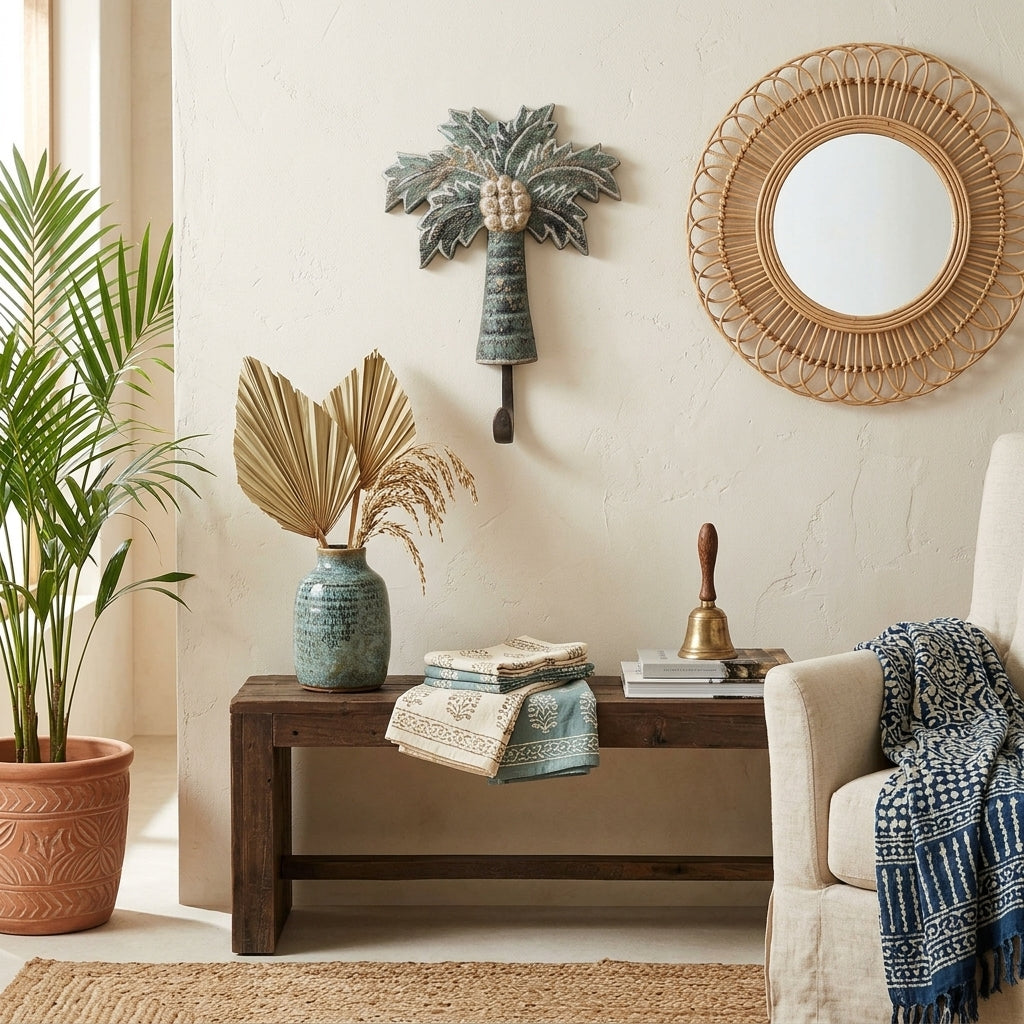 Brass Carved Hanger - Suli