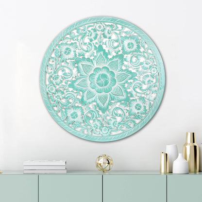 Carved Decorative Mandala "Air" - 31 Inches