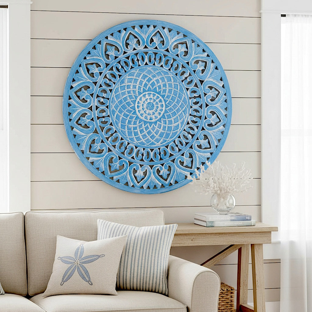 Carved Decorative Mandala "Kegem" - 31 Inches