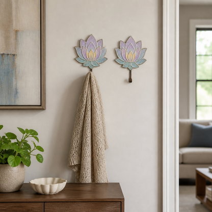 Brass Carved Hanger - Lotus