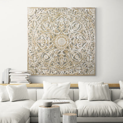 Carved Decorative Panel "Sedap Malam" - 40 Inches