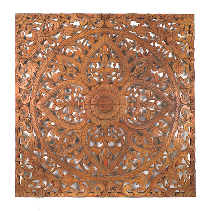 Carved Decorative Panel "Maliku" - 40 Inches