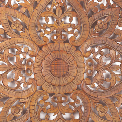 Carved Decorative Panel "Maliku" - 40 Inches