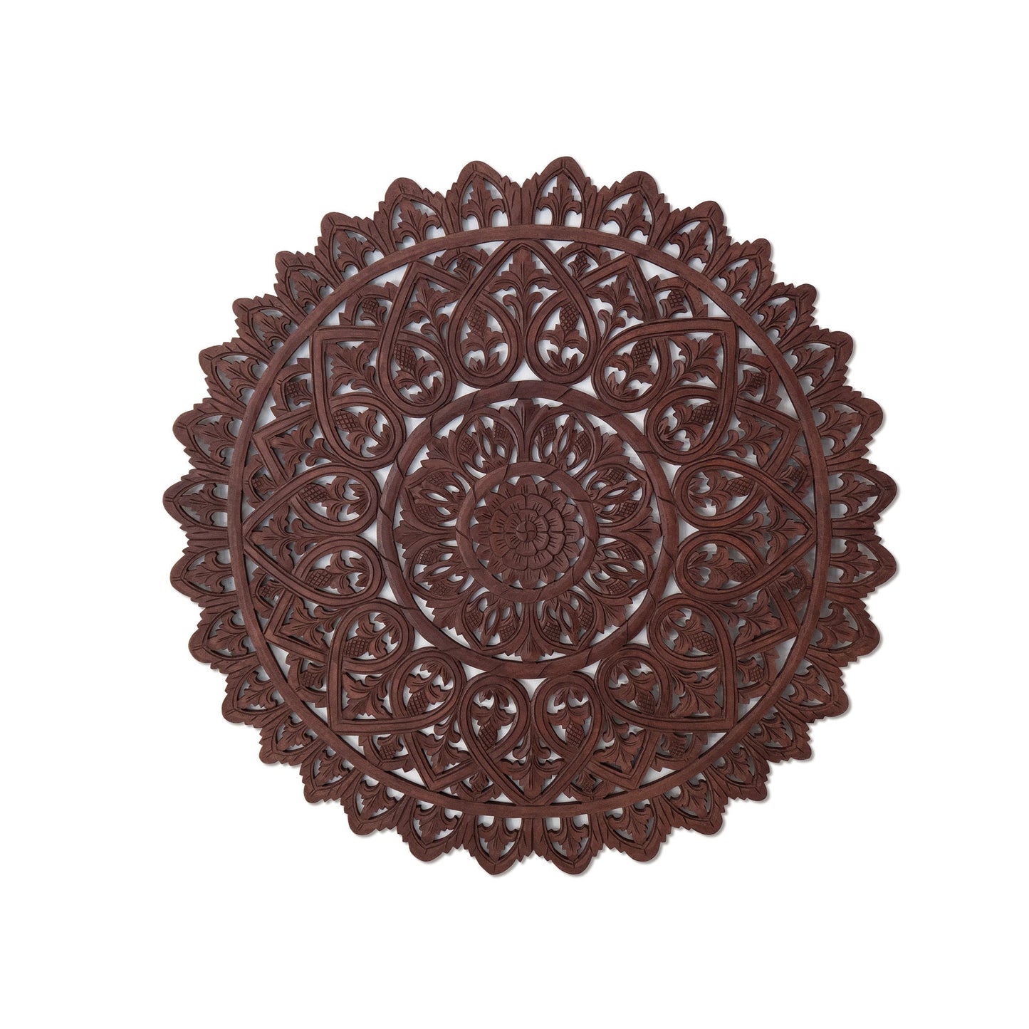 Carved Decorative Mandala "Mahkota"- 40 Inches