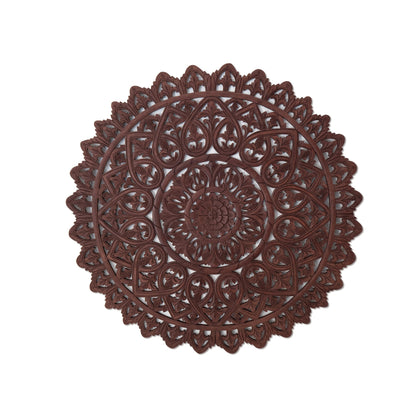 Carved Decorative Mandala "Mahkota"- 40 Inches