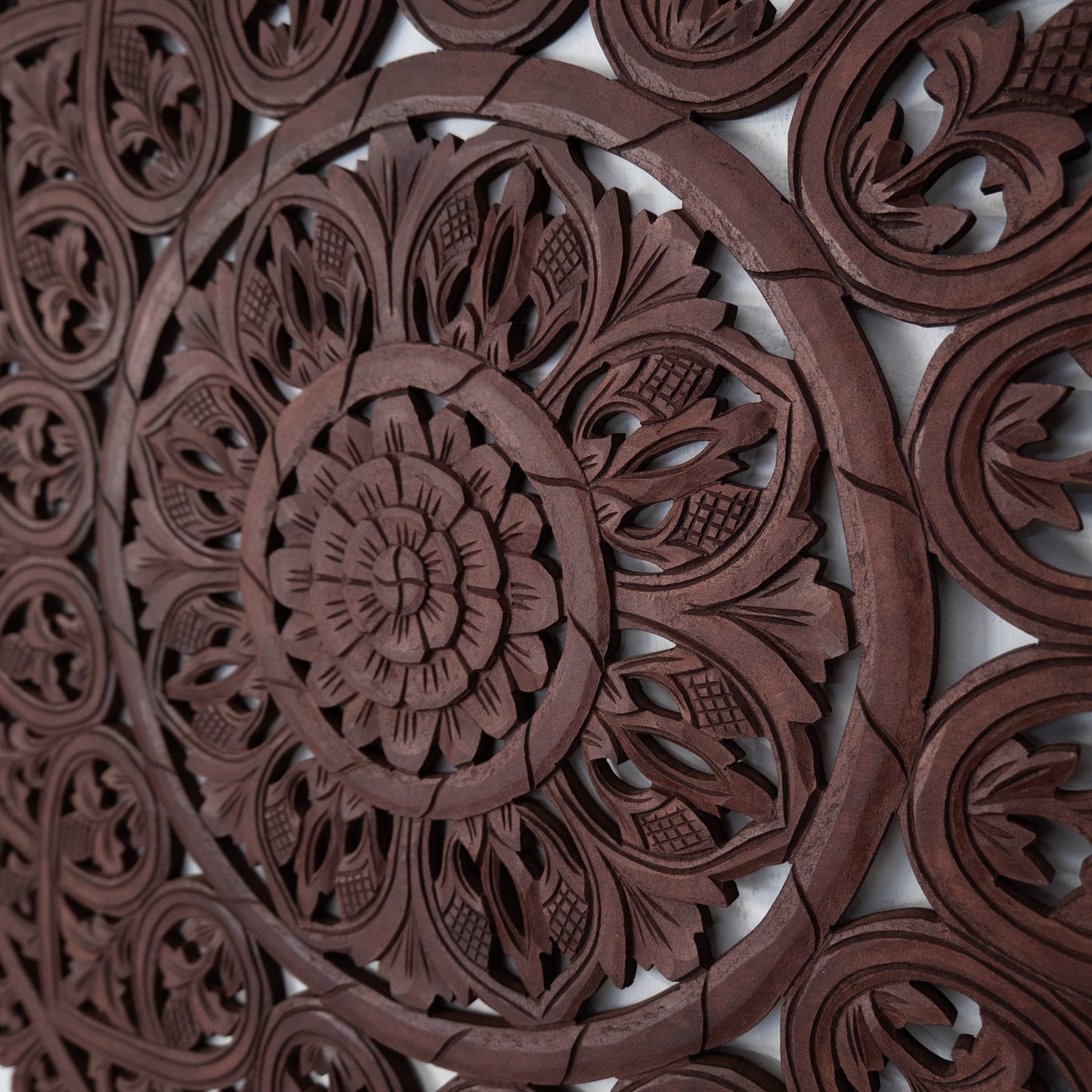 Carved Decorative Mandala "Mahkota"- 40 Inches