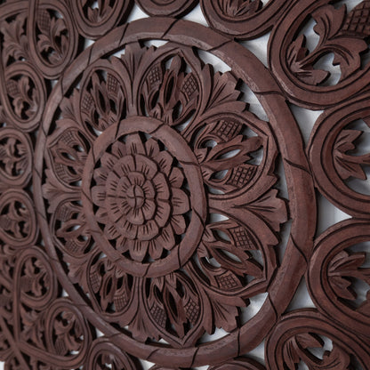 Carved Decorative Mandala "Mahkota"- 40 Inches