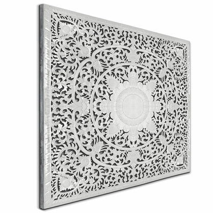 Carved Full Bed Headboard "Matahari"