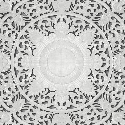 Carved Full Bed Headboard "Matahari"