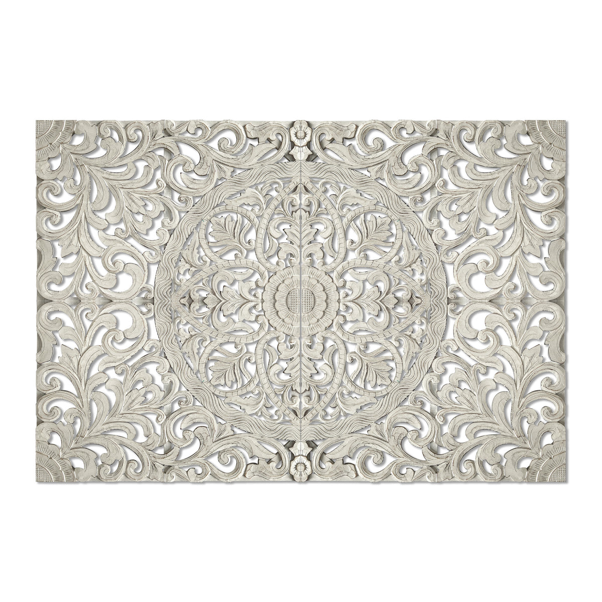 Carved Full Bed Headboard "Murraya"