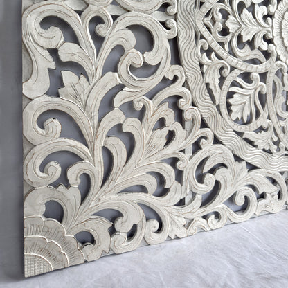 Carved Full Bed Headboard "Murraya"