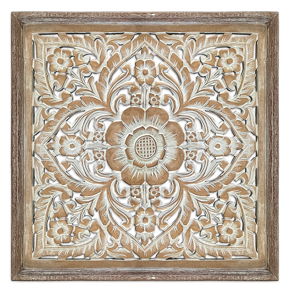 Carved Decorative Panel "Nusa" - 20 Inches