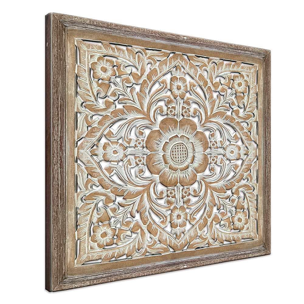 Carved Decorative Panel "Nusa" - 20 Inches