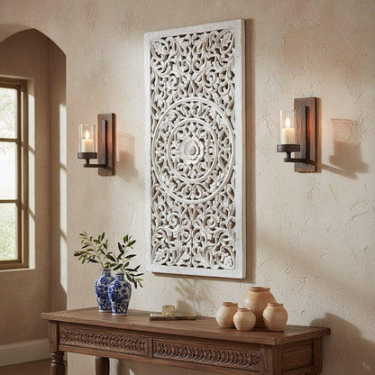 Carved Decorative Panel "Saffron" - 40 Inches
