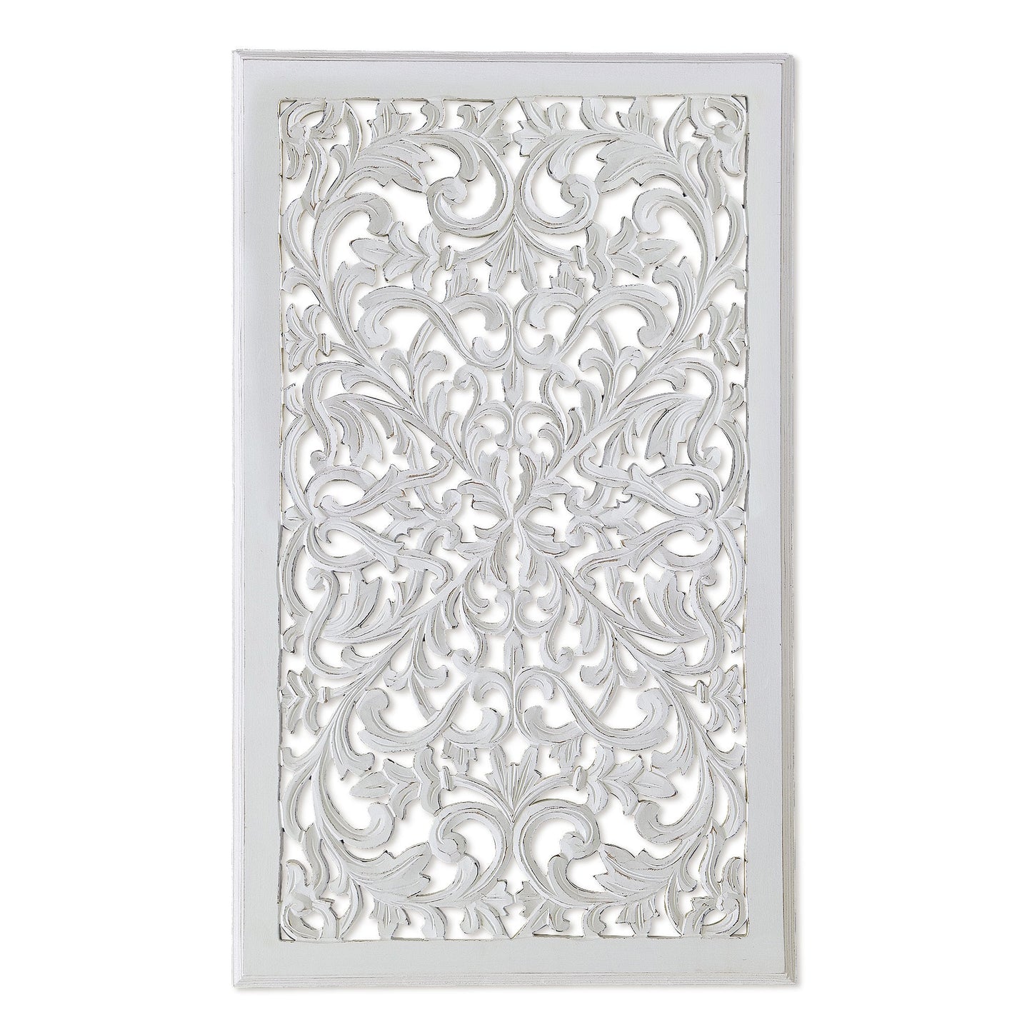 Carved Decorative Panel "Sekar" - 40 x 23 Inches