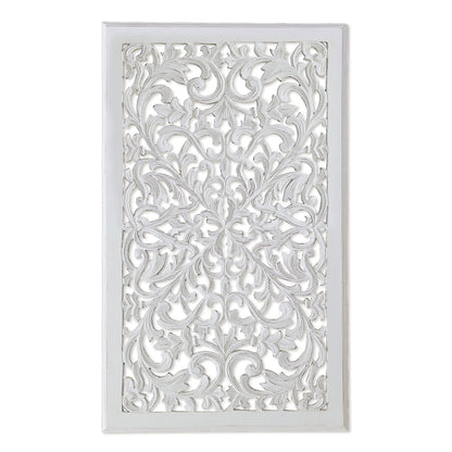 Carved Decorative Panel "Sekar" - 40 x 23 Inches