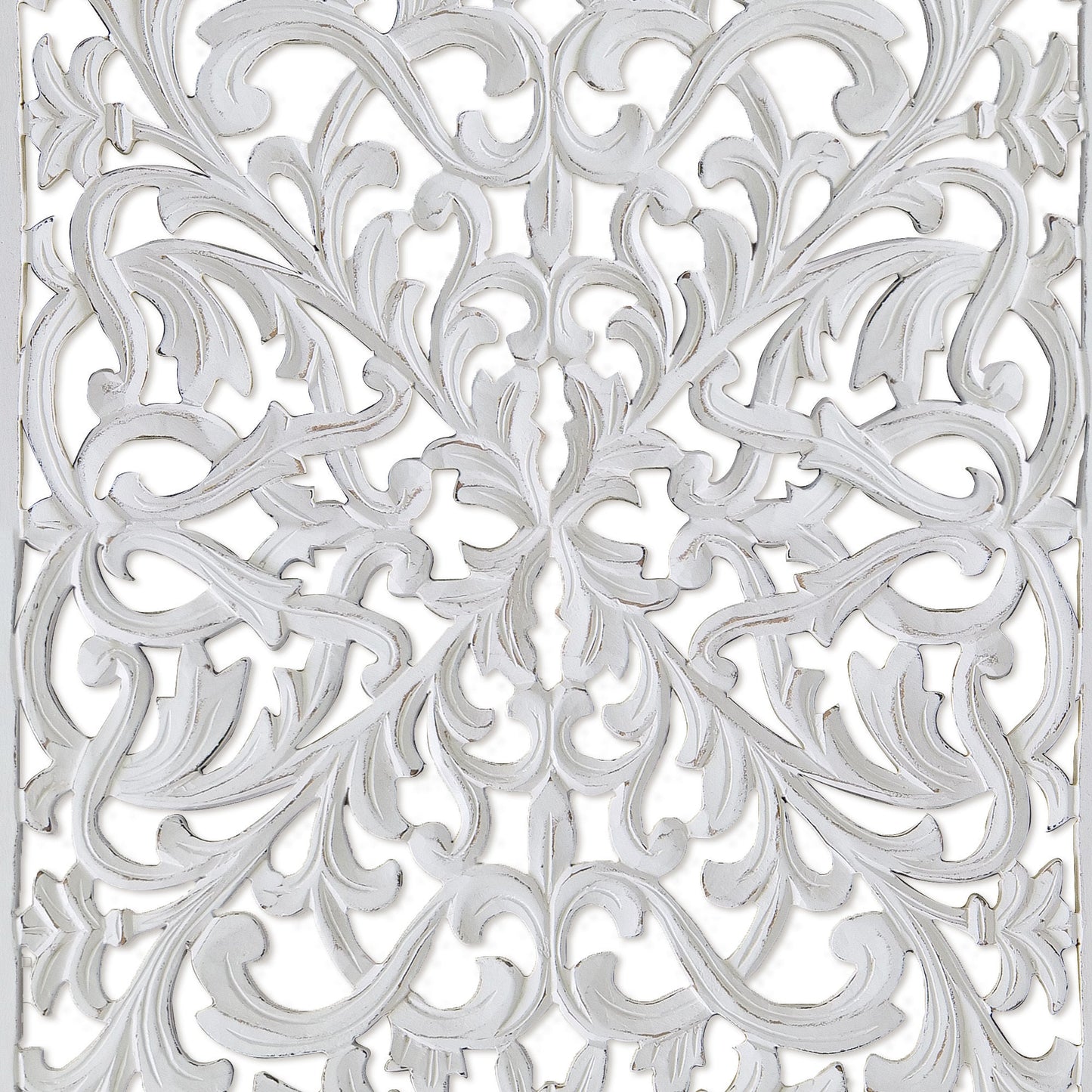 Carved Decorative Panel "Sekar" - 40 x 23 Inches