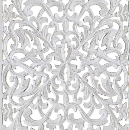 Carved Decorative Panel "Sekar" - 40 x 23 Inches