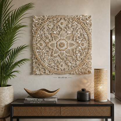 Carved Decorative Panel "Dahun" - 31 Inches