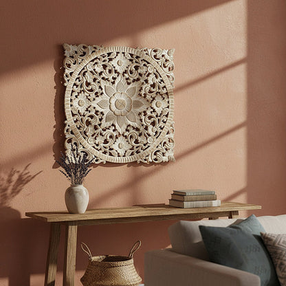 Carved Decorative Panel "Dahun" - 31 Inches