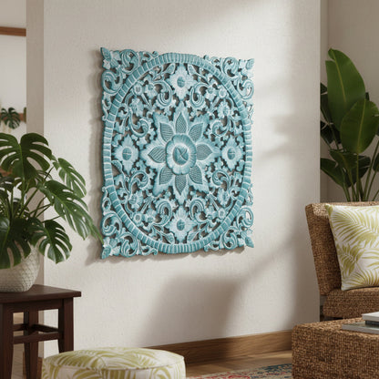 Carved Decorative Panel "Dahun" - 31 Inches