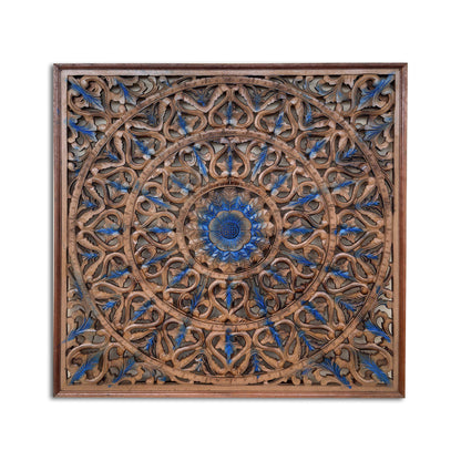 Carved Decorative Panel "Tropis" - 40 x 40 inches
