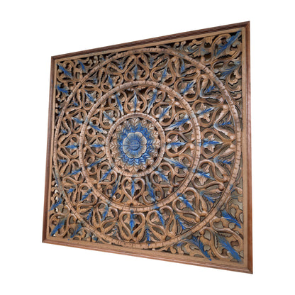 Carved Decorative Panel "Tropis" - 40 x 40 inches