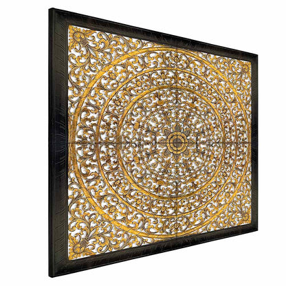 bed headboard rampai gold wash bali design hand carved hand made home decorative house furniture wood material bed headboard design bed headboard ideas bed headboard panels worldwide shipping