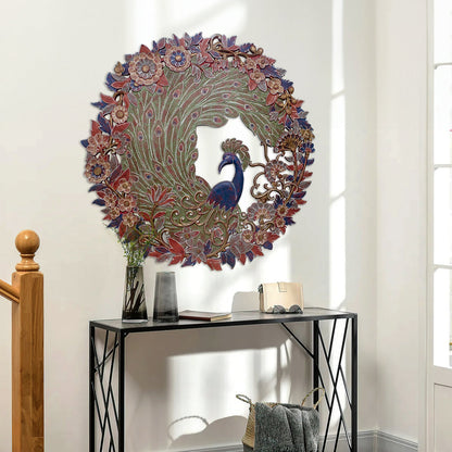 Carved Decorative Panel "Cendrawasih" - 40 Inches