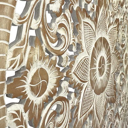 decorative panel dahun antic wash bali design hand carved hand made home decorative house furniture wood material