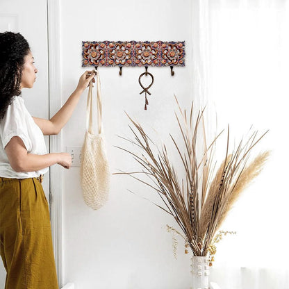 carved hanger djiwa multicolor bali design hand carved hand made home decorative house furniture wood material