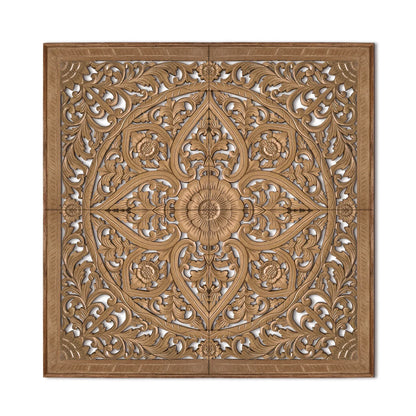 Carved Full Bed Headboard "Cahaya"