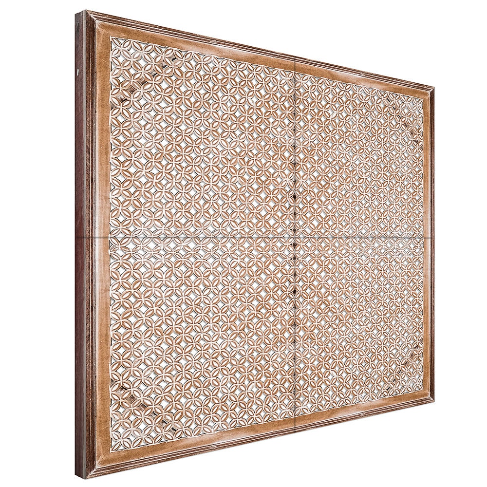 Carved Full Bed Headboard "Jagasatru"