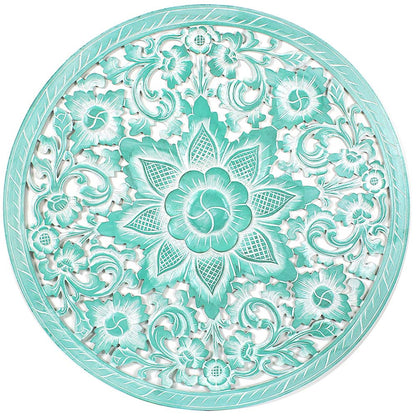decorative panel mandala air green wash bali design hand carved hand made decorative house furniture wood material decorative wall panels decorative wood panels decorative panel board balinese wall art