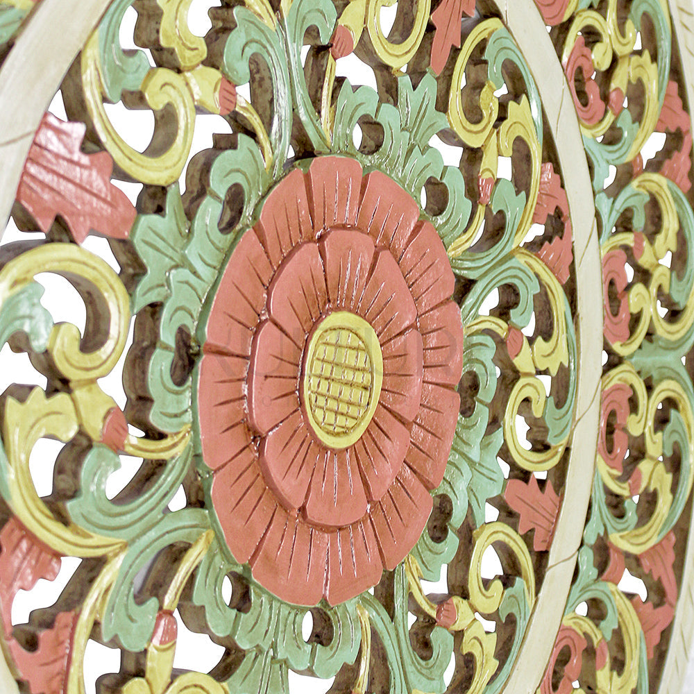 Carved Decorative Mandala "Wanita" - 31 Inches