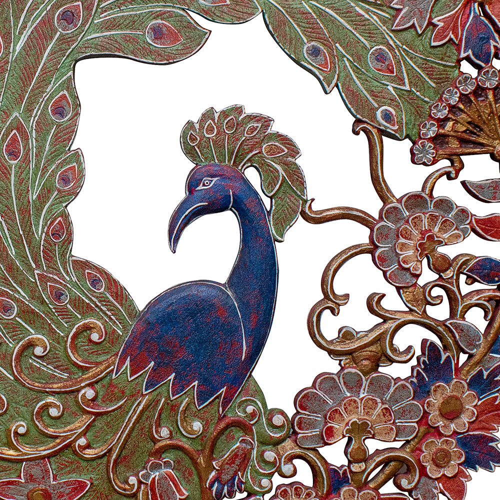 Carved Decorative Panel "Cendrawasih" - 40 Inches