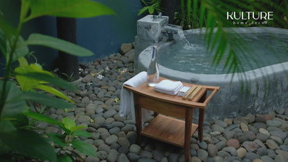 Teak Shower Bench - 24 inch