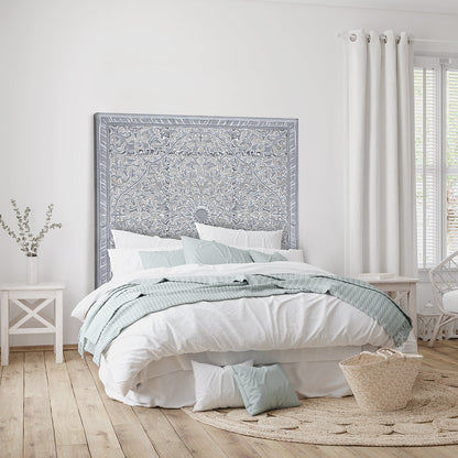 Carved Full Bed Headboard "Suksema"