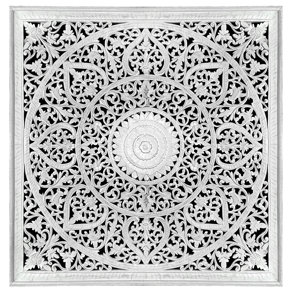Carved Decorative Panel "Umadewi"- 40 Inches